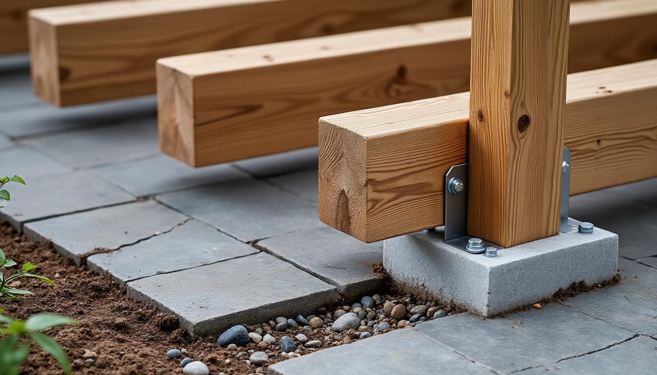 découvrez les meilleures méthodes pour ancrer solidement votre pergola au sol et assurer sa stabilité et durabilité toute l'année.