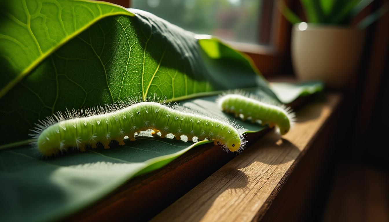 découvrez comment identifier et se débarrasser efficacement des petites chenilles envahissant votre maison grâce à des méthodes simples et naturelles.