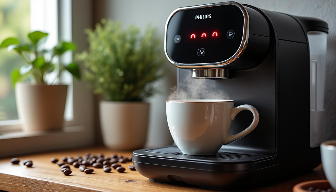 découvrez la signification des trois voyants rouges clignotants sur votre cafetière philips et trouvez des solutions pratiques pour résoudre ce problème rapidement.