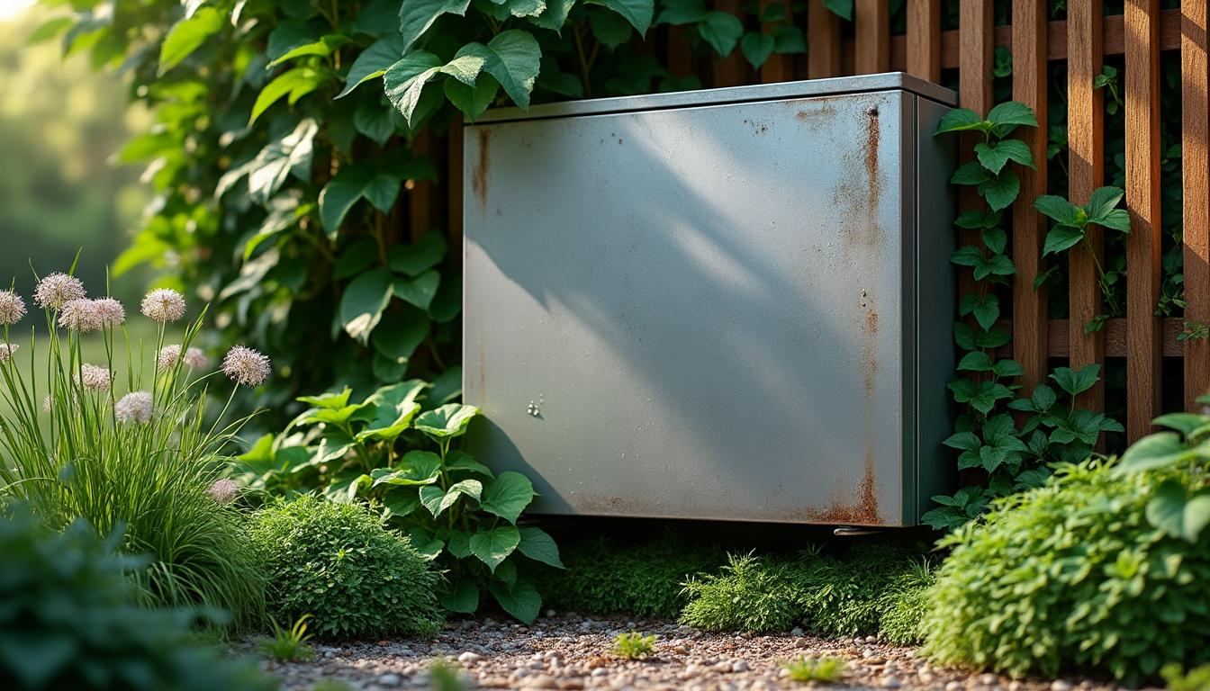 découvrez des astuces pour intégrer harmonieusement une unité extérieure de pompe à chaleur dans votre jardin, alliant esthétisme et fonctionnalité pour un espace vert impeccable.