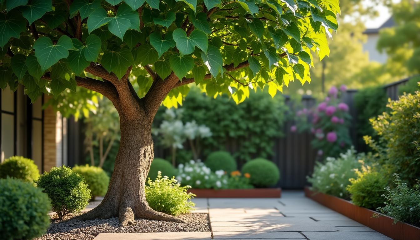 découvrez le catalpa boule, un arbre ornemental au feuillage arrondi, idéal pour embellir votre jardin avec son charme unique et sa floraison spectaculaire.