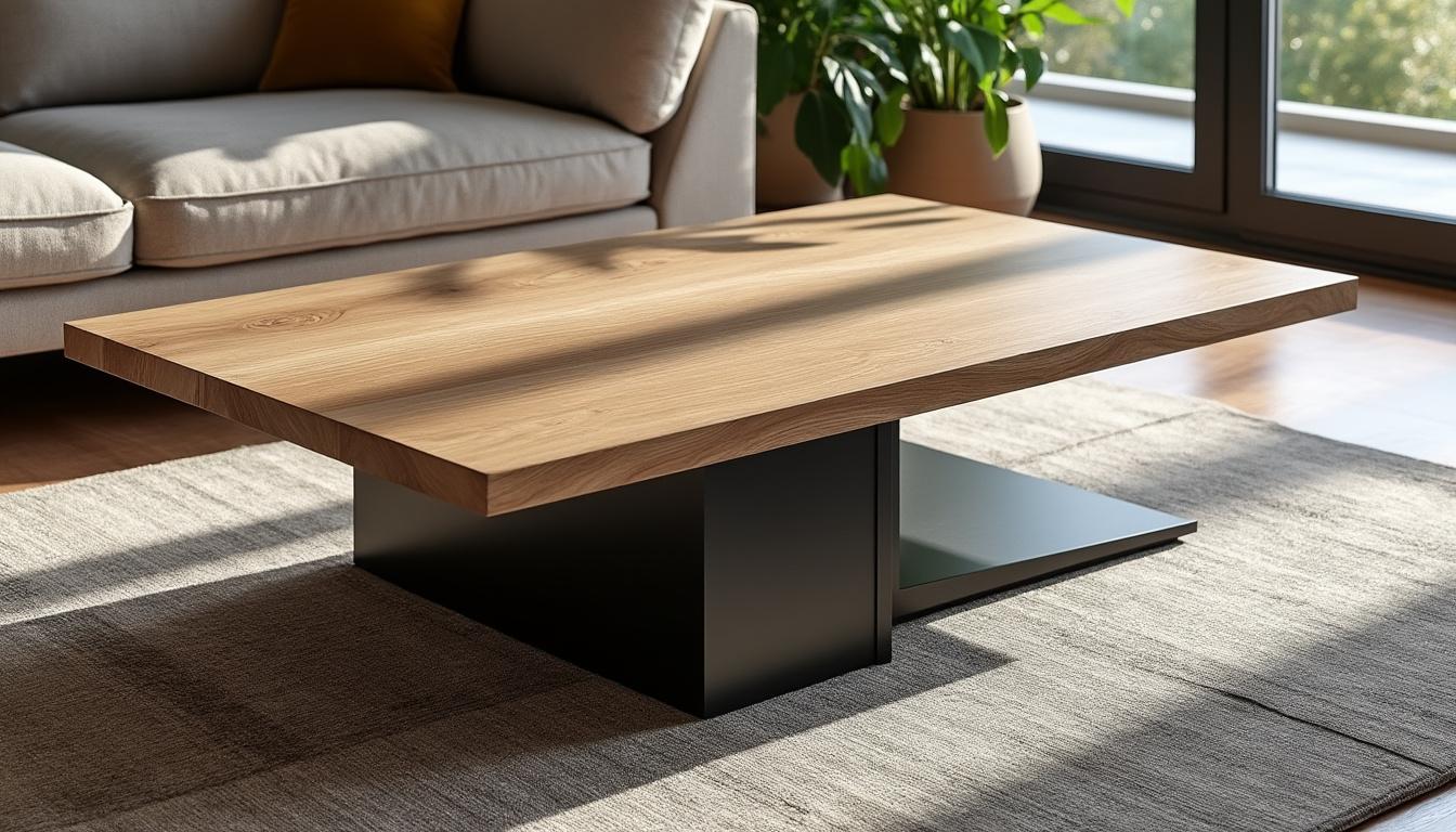 découvrez notre table basse design, alliant élégance et fonctionnalité, conçue avec soin pour sublimer votre intérieur.