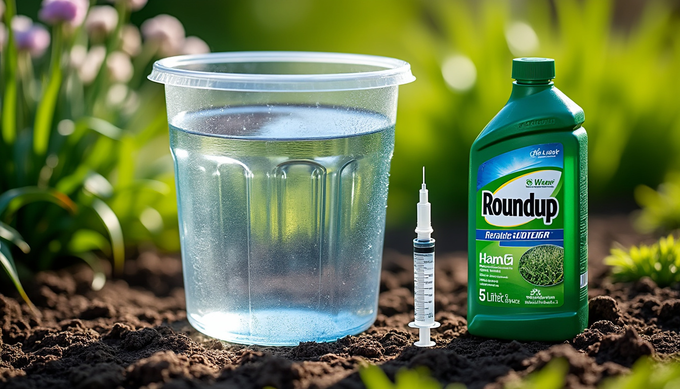 découvrez le dosage recommandé de roundup pour 5 litres d'eau afin d'assurer une efficacité optimale tout en respectant les consignes de sécurité.