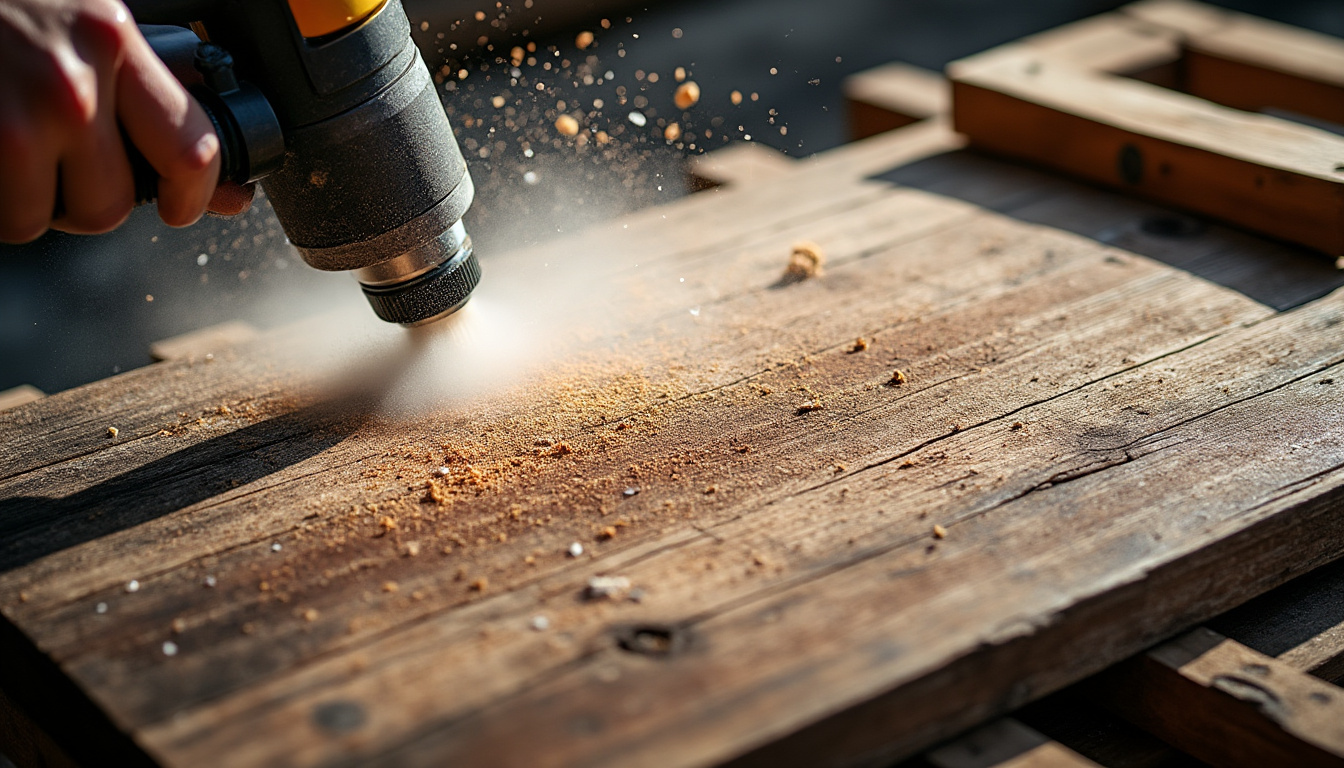 découvrez l'aérogommage bois, une méthode douce et efficace pour nettoyer et restaurer vos surfaces en bois sans les abîmer.