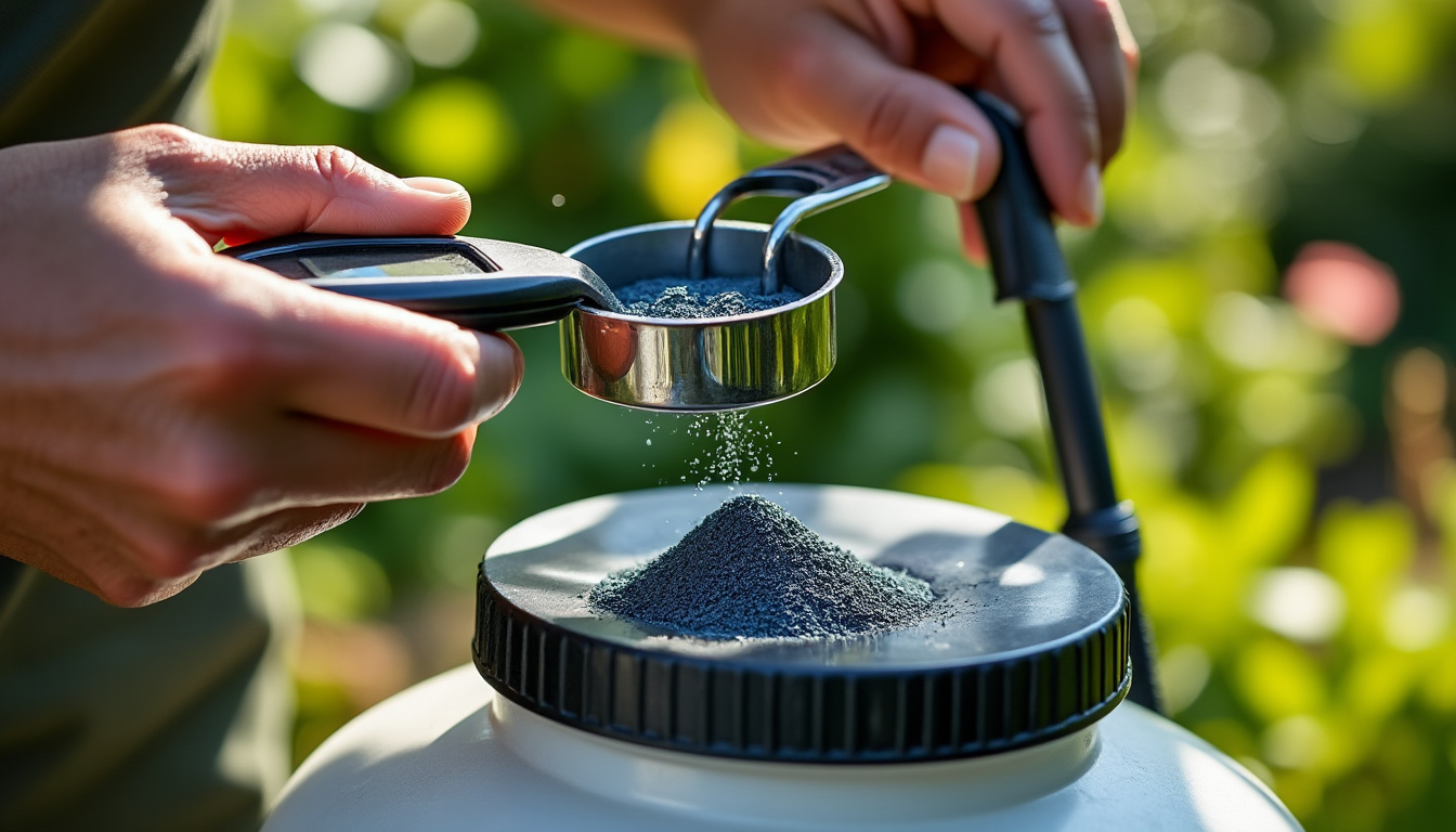 découvrez le dosage recommandé de la bouillie bordelaise pour préparer 5 litres, une protection efficace contre les maladies des plantes.