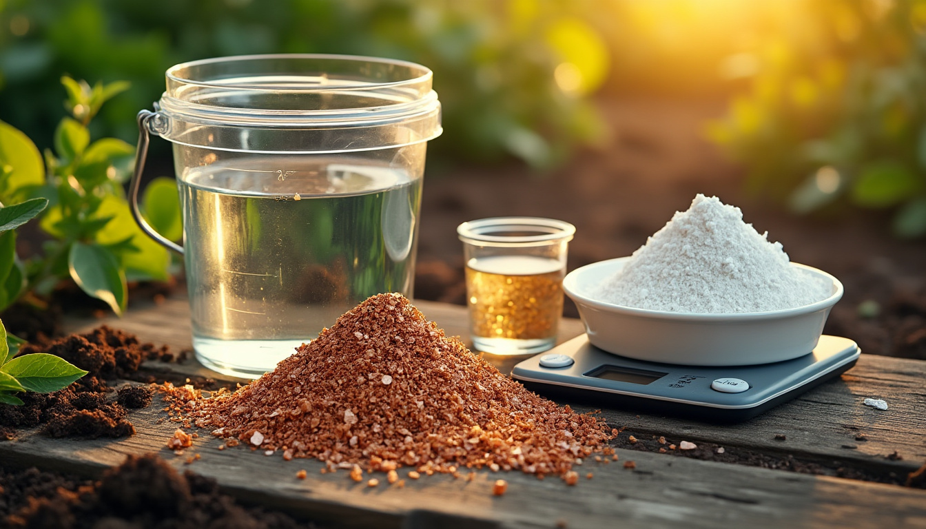 découvrez le dosage précis de la bouillie bordelaise pour préparer 5 litres de traitement efficace contre les maladies des plantes.