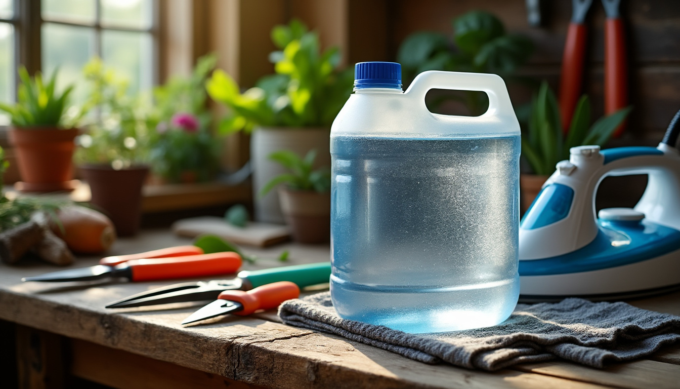 achetez de l'eau déminéralisée de haute qualité pour vos besoins industriels, automobiles ou domestiques. pure, sans minéraux, idéale pour machines, batteries et fer à repasser.