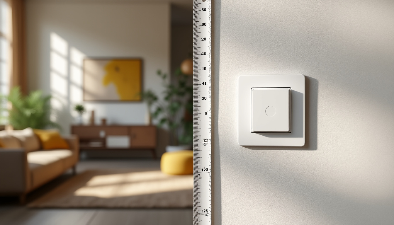 découvrez la hauteur idéale pour installer un interrupteur afin d'assurer confort et accessibilité dans toutes les pièces de votre maison.