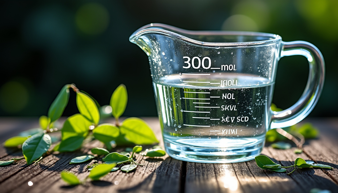 découvrez notre contenant de 300 ml, idéal pour mesurer et stocker vos liquides avec précision et praticité.