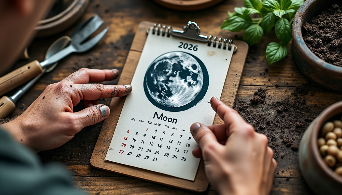 découvrez notre calendrier lunaire 2026 gratuit pour suivre facilement les phases de la lune toute l'année. idéal pour jardiner, planifier vos activités ou simplement observer le ciel.