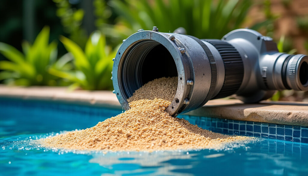 apprenez quand et comment changer le sable de votre filtre de piscine pour assurer une eau propre et cristalline toute la saison.
