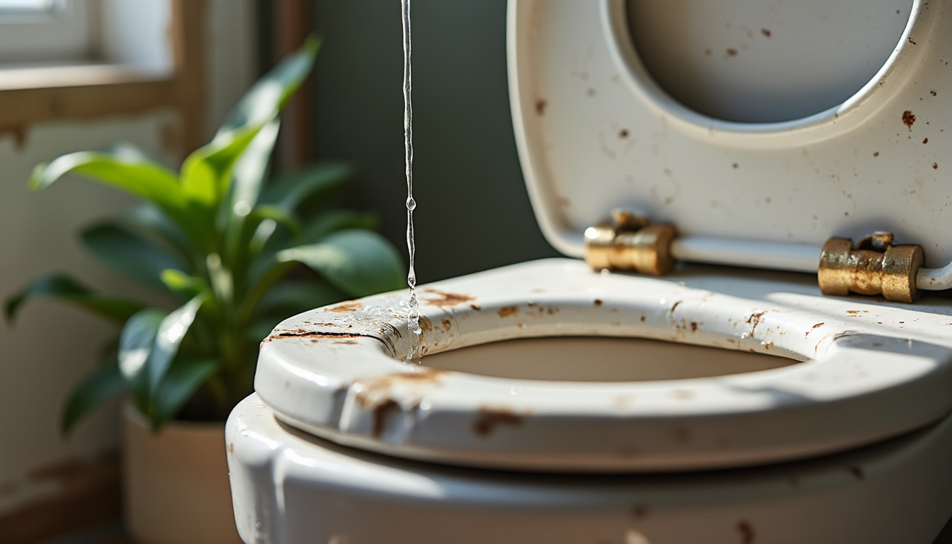 découvrez les causes courantes d'une chasse d'eau qui fuit et apprenez des solutions simples pour réparer votre toilette rapidement et efficacement.